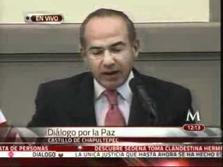 No siempre en el gobierno se hace lo que uno dice: Calderón