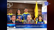 Ecuador conquistó siete medallas en los J.J.O.O Juventud