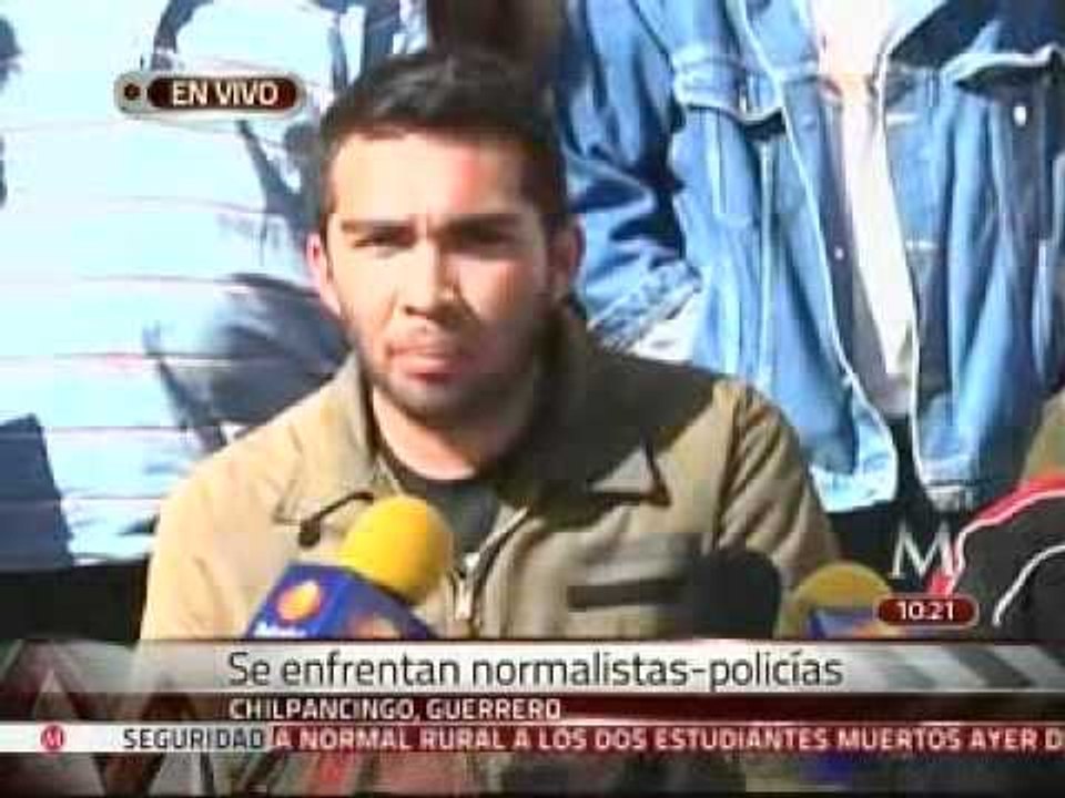 Normalistas aseguran que no estaban armados