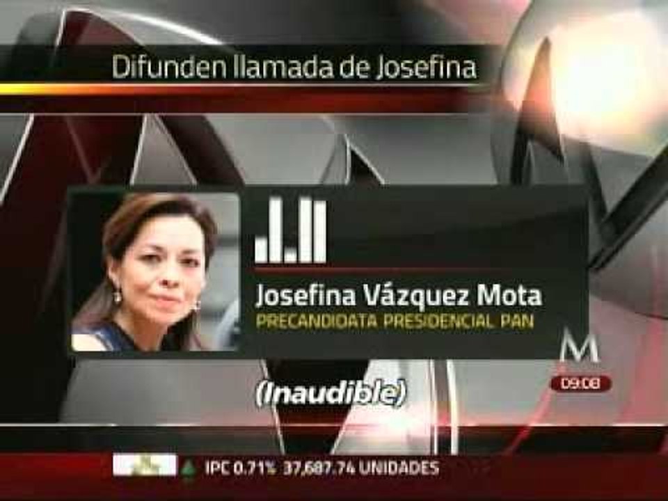 Difunden audios de Josefina