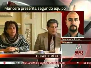 Mancera presenta integrantes de equipo de campaña