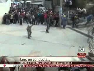 Sacan "Cero en conducta" maestros de Oaxaca