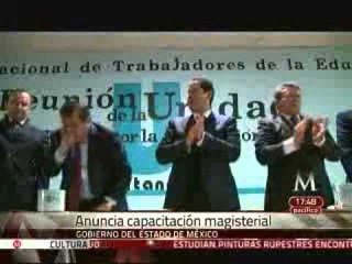 Anuncia Eruviel Ávila capacitación magisterial