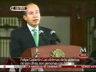 Criminalidad y sus intereses, principal amenaza para la democracia: Calderón