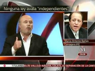 Ninguna Ley avala candidaturas independientes