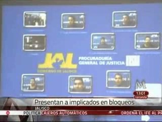 Consignan a detenidos por narcobloqueos en Jalisco
