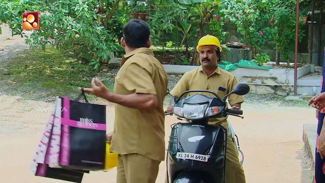 Aliyan vs Aliyan | Comedy Serial | Amrita TV | Ep : 371 | " കൊറിയർ"[2018]