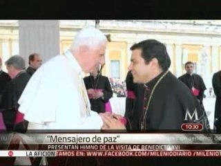 Presentan "Mensajero de Paz" el himno para el Papa en México