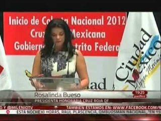 Rosalinda Bueso, esposa de Marcelo Ebrard, presidenta honoraría de Cruz Roja