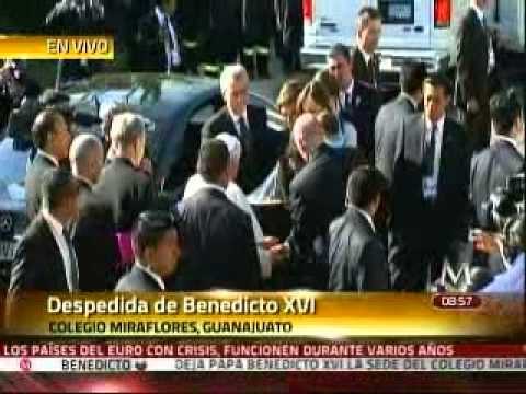 México se despide de Benedicto XVI