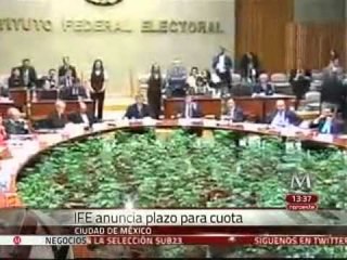 Lanza IFE ultimátum para cumplir cuota de género