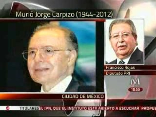 Carpizo se merece un homenaje en la UNAM: Rojas