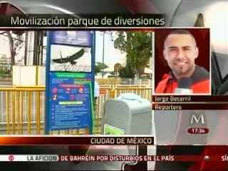 Movilización en Feria de Chapultepec por falla de energía