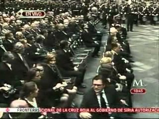 El cuerpo del Miguel de la Madrid ya está en Palacio Nacional para su homenaje