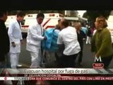 Desalojan hospital en el DF por fuga de gas tras ruptura de tubería