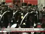 Arriba Felipe Calderón a homenaje de Miguel de la Madrid