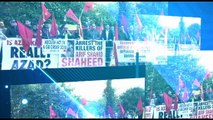 Kashmiri activists hold protests in London, PoK marking 