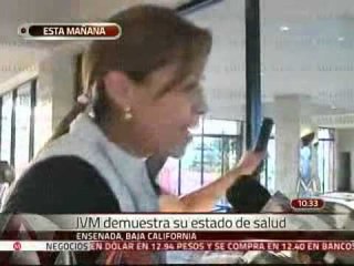 Josefina muestra a MILENIO su condición física