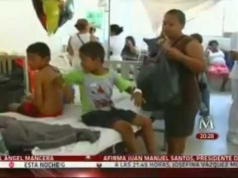 Festejan Día del Niño en hospital los menores intoxicados en Guerrero