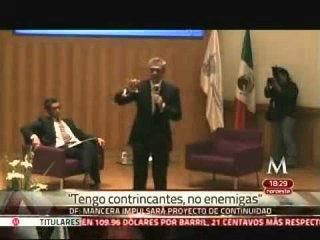 Tengo contrincantes, no enemigas: Miguel Mancera