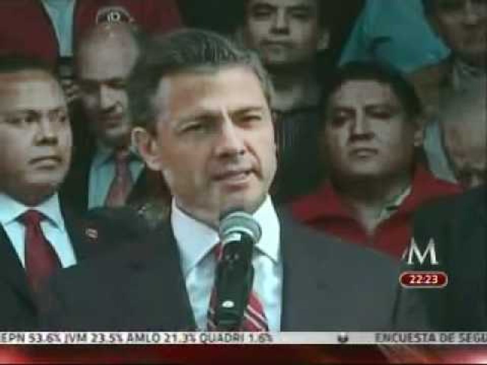 Expresan presidenciales impresión tras reunión con el presidente de España, Mariano Rajoy