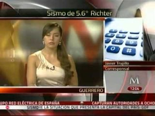 Sacude nuevo sismo  de 5.6 al DF