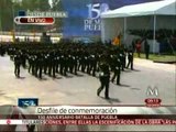 Imágenes del desfile conmemorativo de la Batalla de Puebla