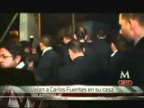 Calderón y su esposa acuden a casa de Fuentes a dar pésame