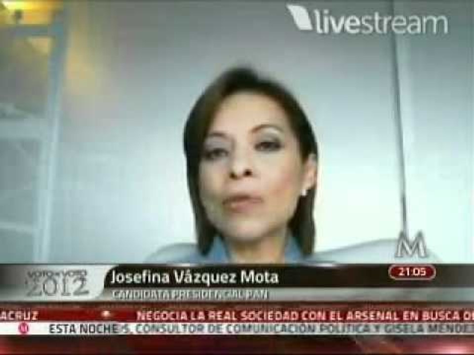 AMLO es la restauración del PRI: Josefina Vázquez Mota