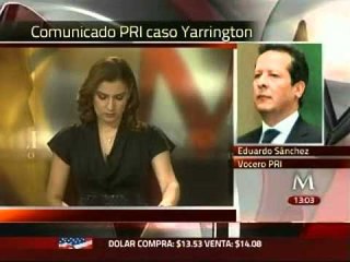 Suspenderá PRI militancia de Tomás Yarrington