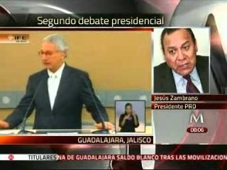 Quadri, el peor desempeño en el debate: Zambrano