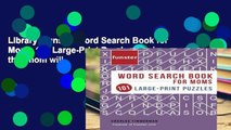Library  Funster Word Search Book for Moms 101 Large-Print Puzzles: Brain exercise that mom will
