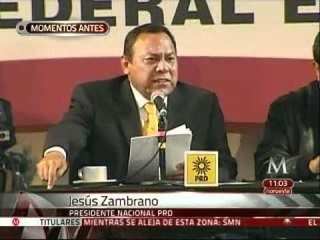 PRI rebasó gastos de campaña: Zambrano (PRD)