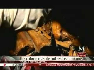 Hallan entierro humano en las inmediaciones del Templo Mayor