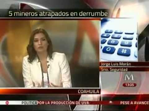 Reportan 5 mineros de Coahuila atrapados en derrumbe