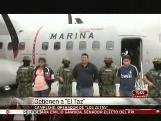 Detienen a "El Taz", presunto operador de "Los Zetas" en Campeche