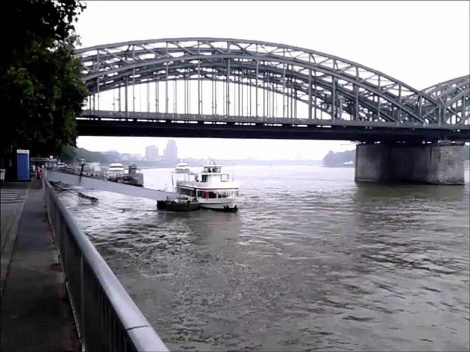 Rhein Schifffahrt Köln.  Juni 2018