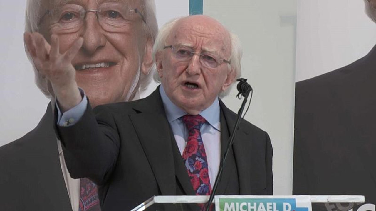 Dichter Higgins (77) will irischer Präsident bleiben