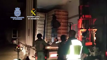 Espanha confisca seis toneladas de cocaína