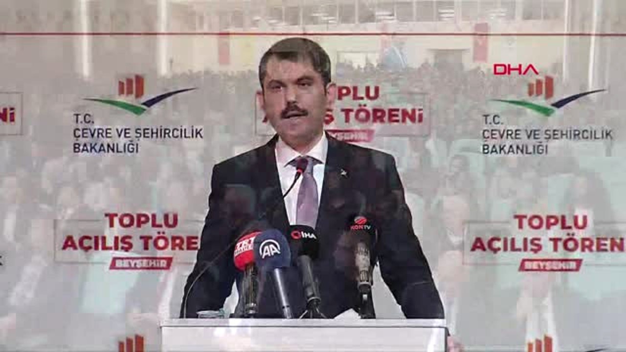 Konya Çevre ve Şehircilik Bakanı Murat Kurum Toplu Açılış Töreninde Konuştu-2