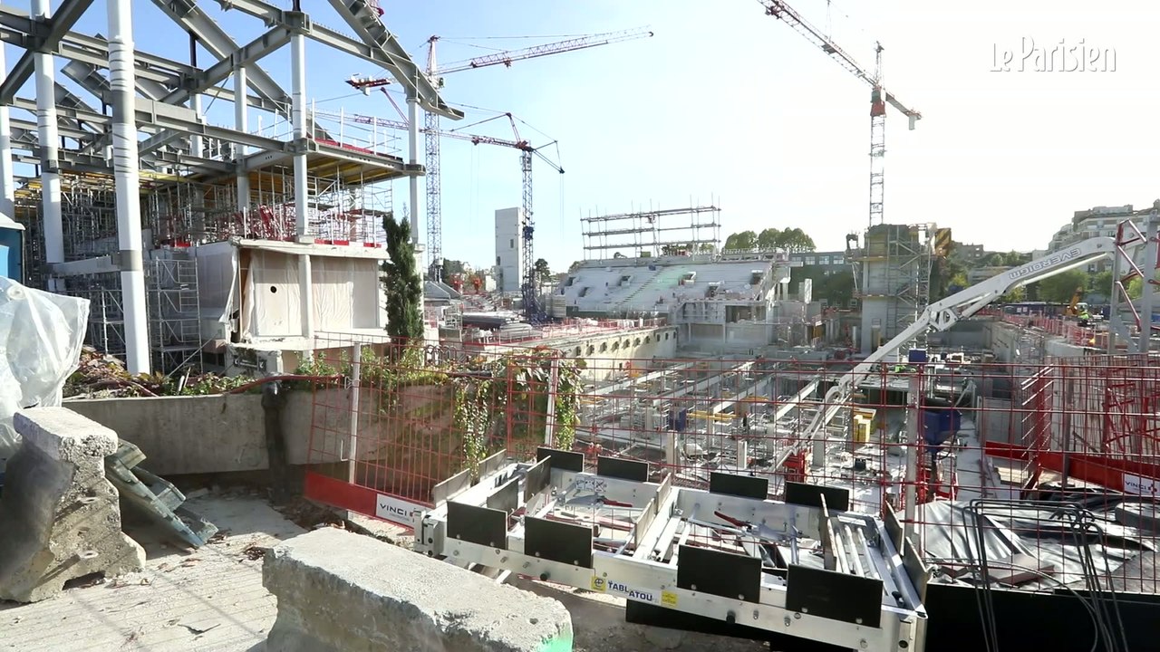 Tennis : au cœur du chantier de Roland-Garros