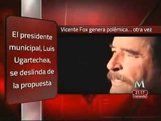 Proponen nombrar a Fox persona no grata en Oaxaca
