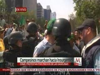 Marchas: Caos vial.