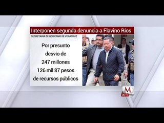 Interponen nueva denuncia contra Flavino Rios por presunto desvío de dinero