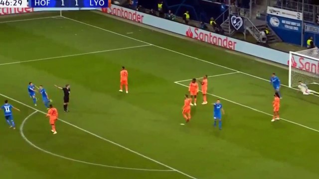 Andrej Kramaric 2nd Goal - Hoffenheim vs Lyon 2-1 23/10/2018