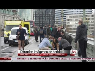 Fotografías y videos de las personas heridas tras atentado en Londres