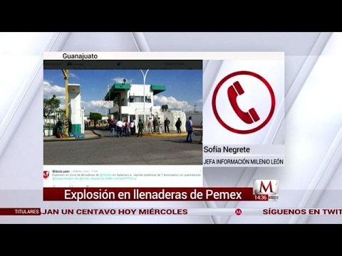 Se registra explosión en la planta de PEMEX de Salamanca, Guanajuato deja 7 heridos, 4 de gravedad