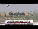 Base Aérea militar de Siria quedo debastada despues de ataque de EU