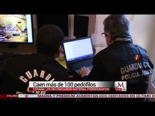En España, caen más de 100 pedófilos