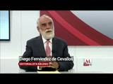 Diego Fernández de Cevallos, con Puig a las Diez